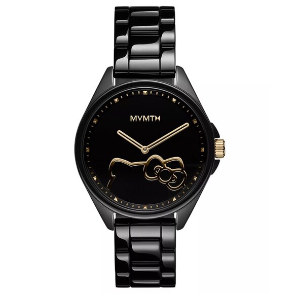 MVMT Women's Coranada Hello Kitty Black Ceramic Watch 36mm - Picture 2 of 6
